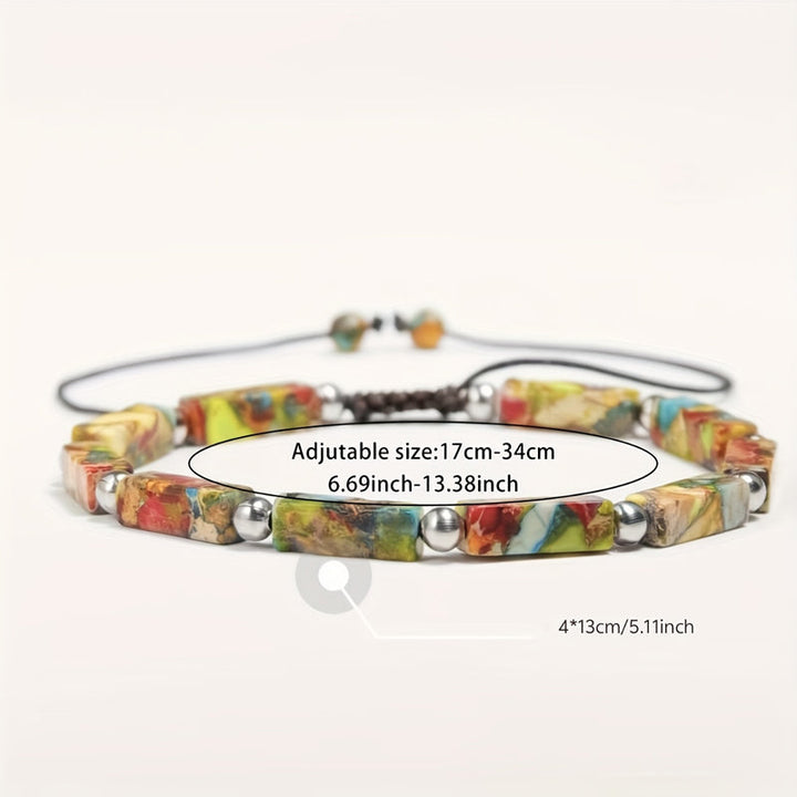 Bracelet Ethnique Tissé À La Main