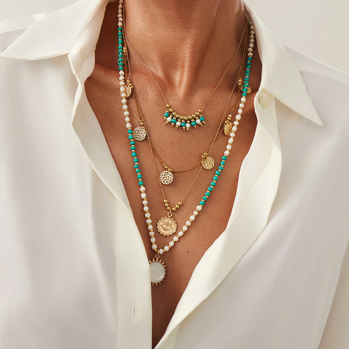 Collier Pendentif Bohème Vintage