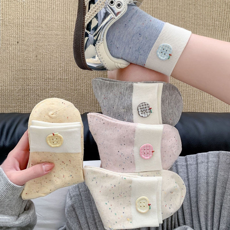 Chaussettes Décontractées Color-Block