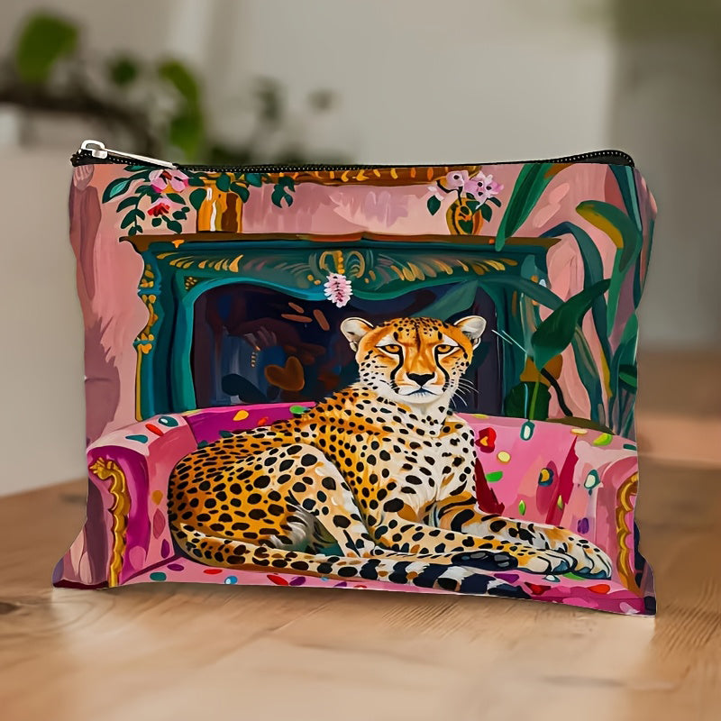 Sac À Motif Léopard Vintage