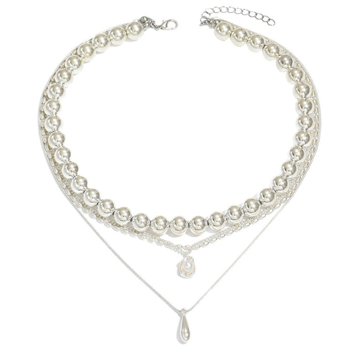 Collier Pendentif Perlé Vintage