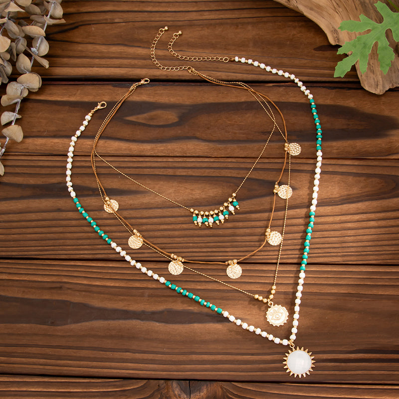 Collier Pendentif Bohème Vintage
