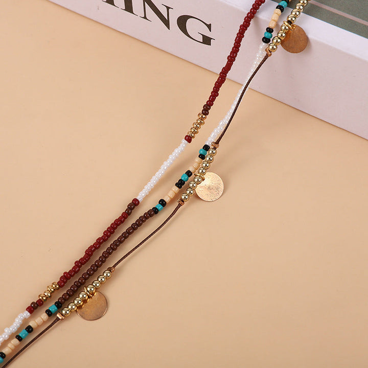 Collier Bohème À Perles