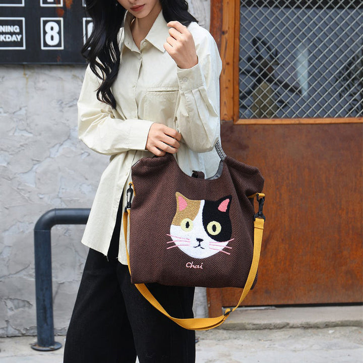 Sac Décontracté À Motif De Chat