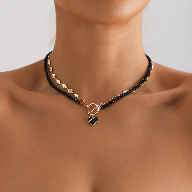 Collier Pendentif Perlé Vintage