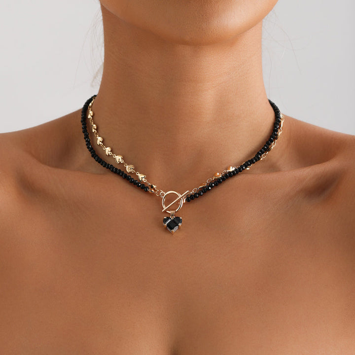 Collier Pendentif Perlé Vintage