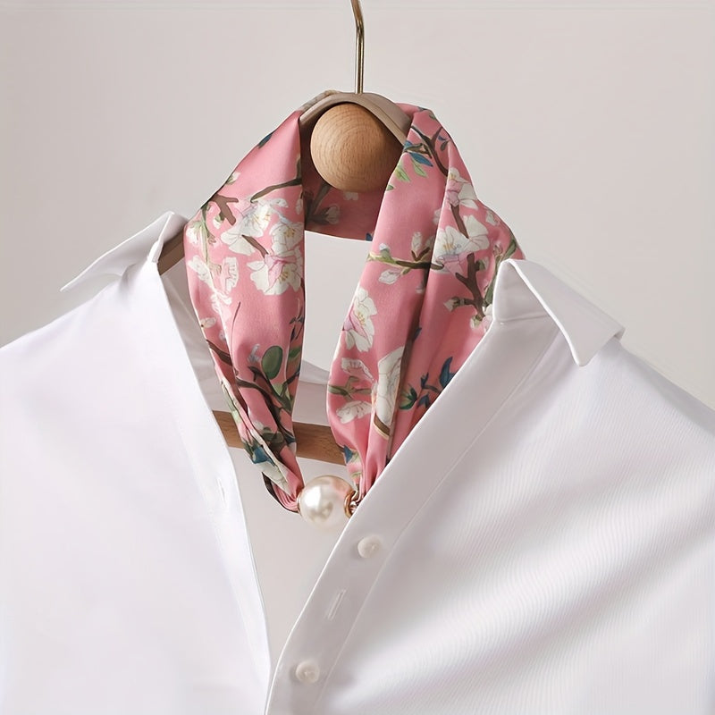 Écharpe À Imprimé Floral Vintage