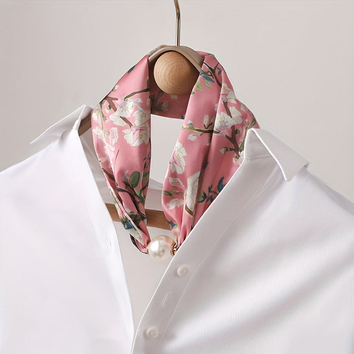 Écharpe À Imprimé Floral Vintage