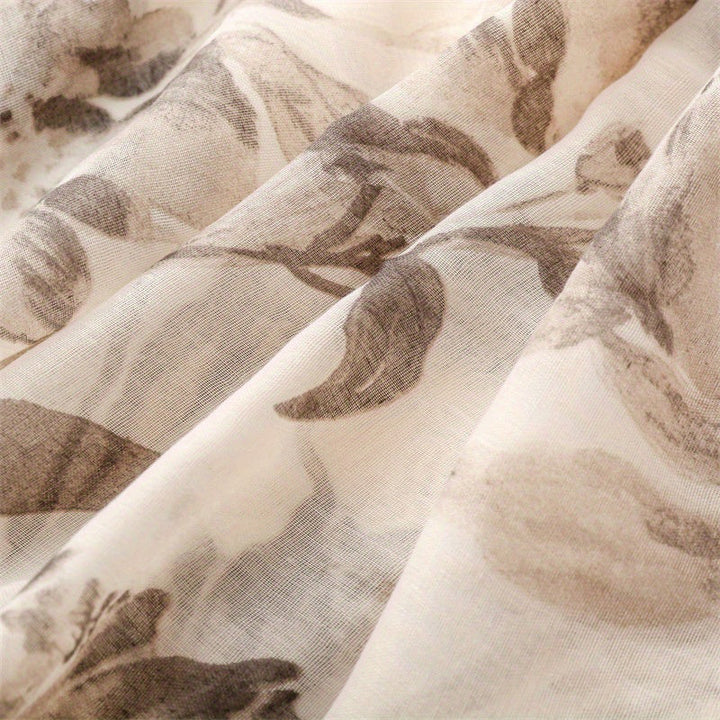 Écharpe Vintage À Imprimé Floral