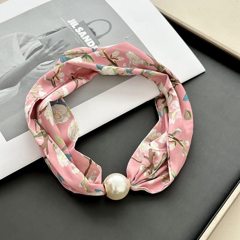 Écharpe À Imprimé Floral Vintage