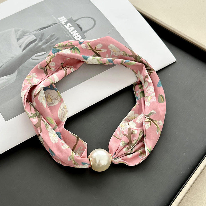 Écharpe À Imprimé Floral Vintage