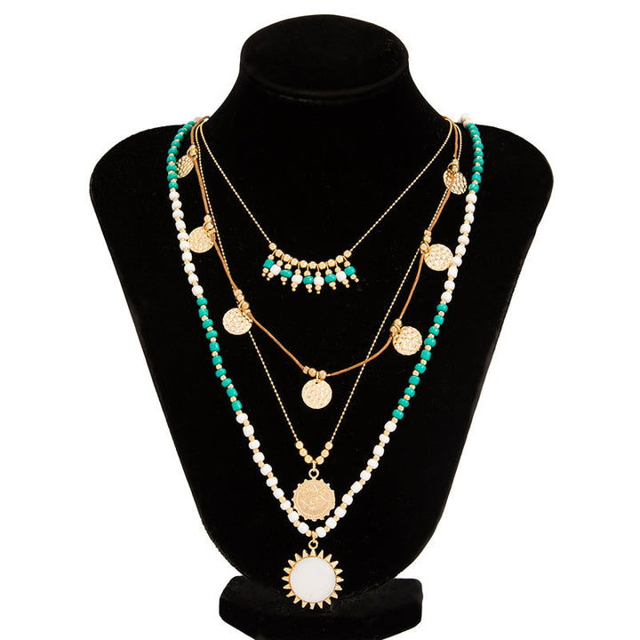 Collier Pendentif Bohème Vintage