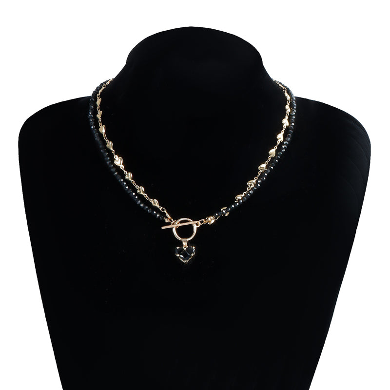 Collier Pendentif Perlé Vintage
