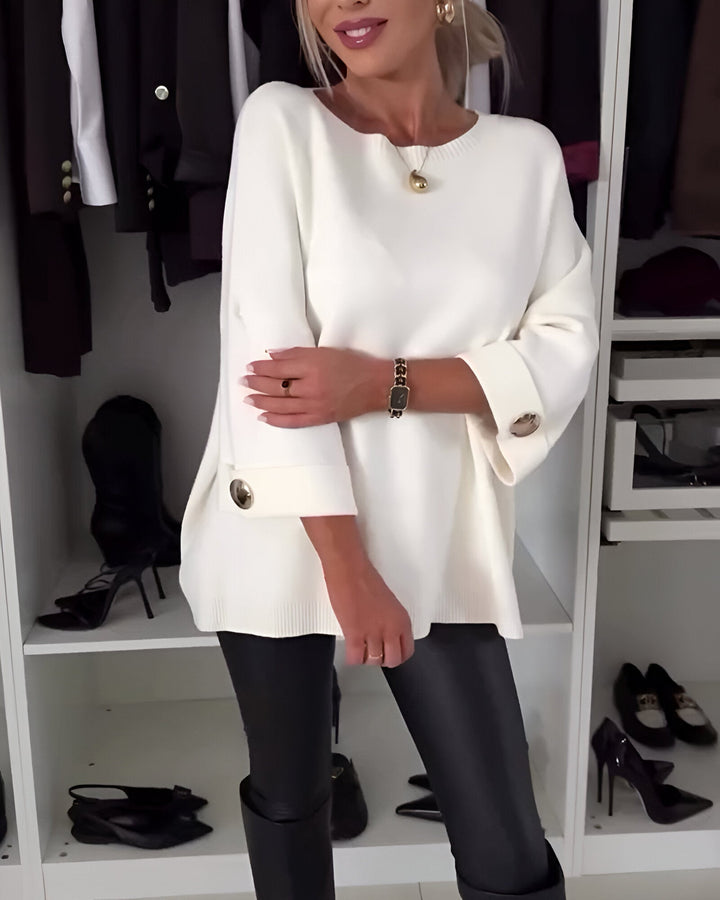 Lucie™ | Soft Sweater with Buttons