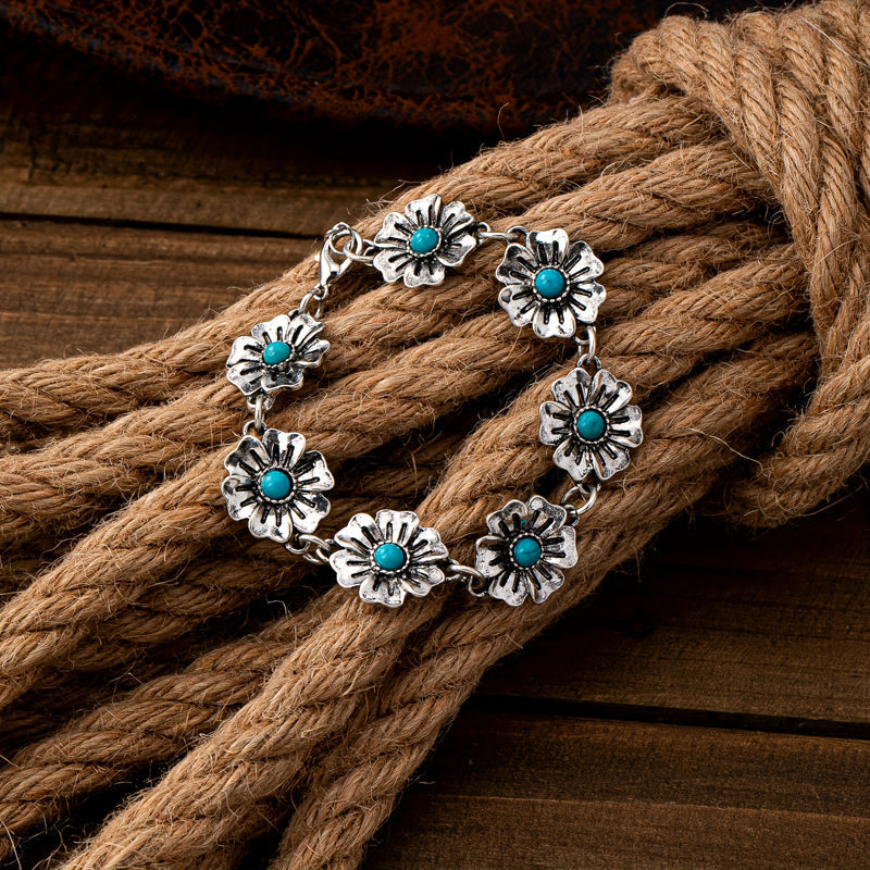 Bracelet Fleuri Vintage