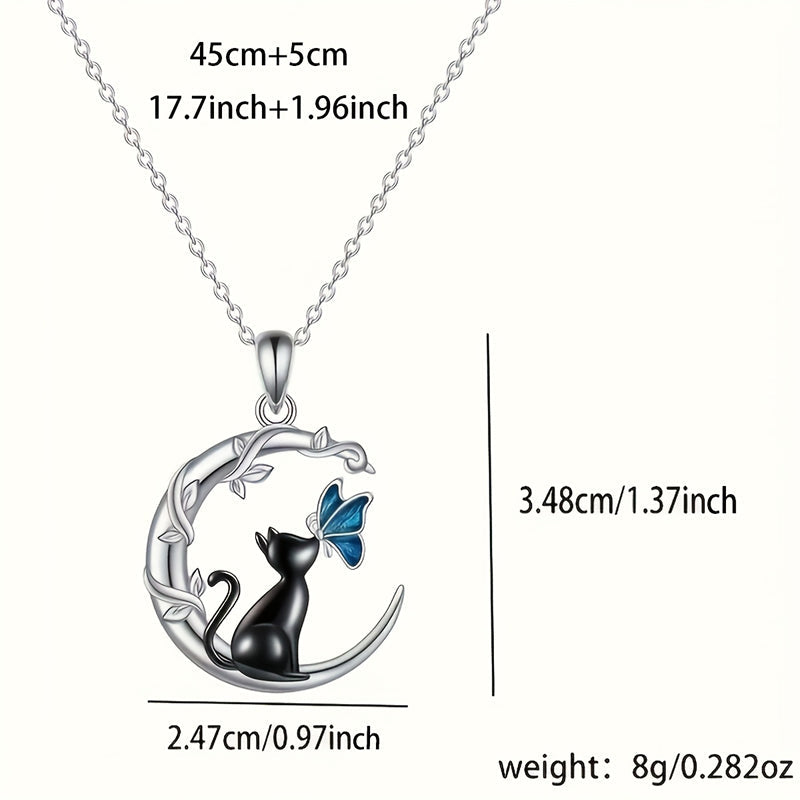 Collier Pendentif Chat Créatif