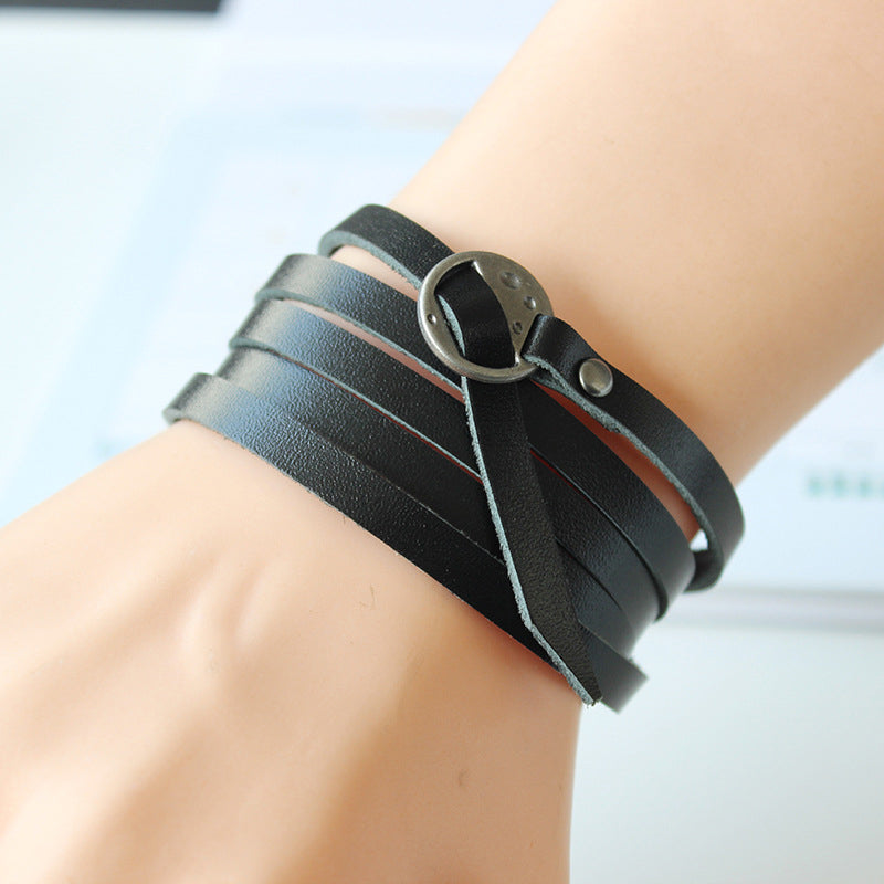 Bracelet En Cuir Vintage
