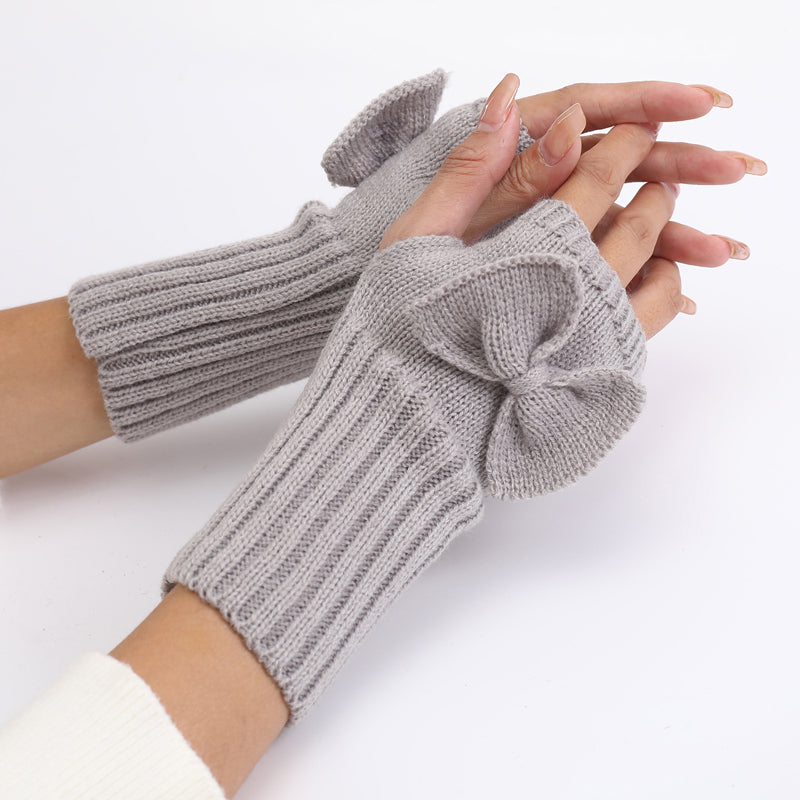 Gants Chauds De Couleur Unie