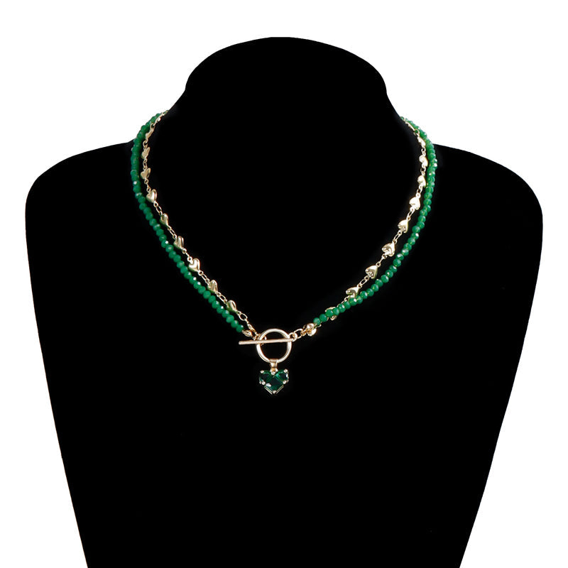 Collier Pendentif Perlé Vintage