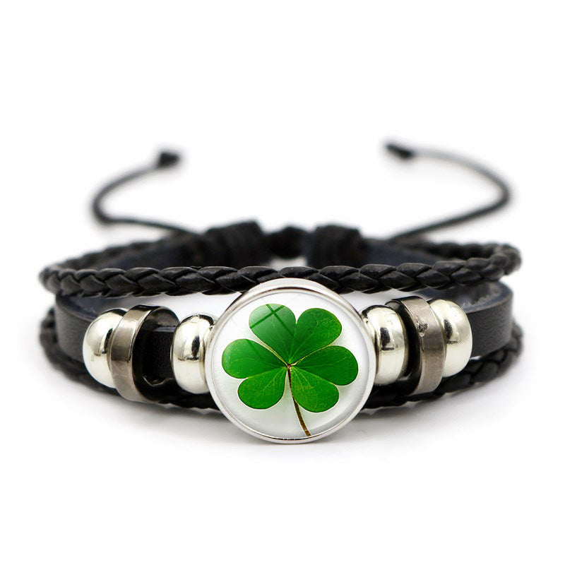 Bracelet Trèfle À Quatre Feuilles