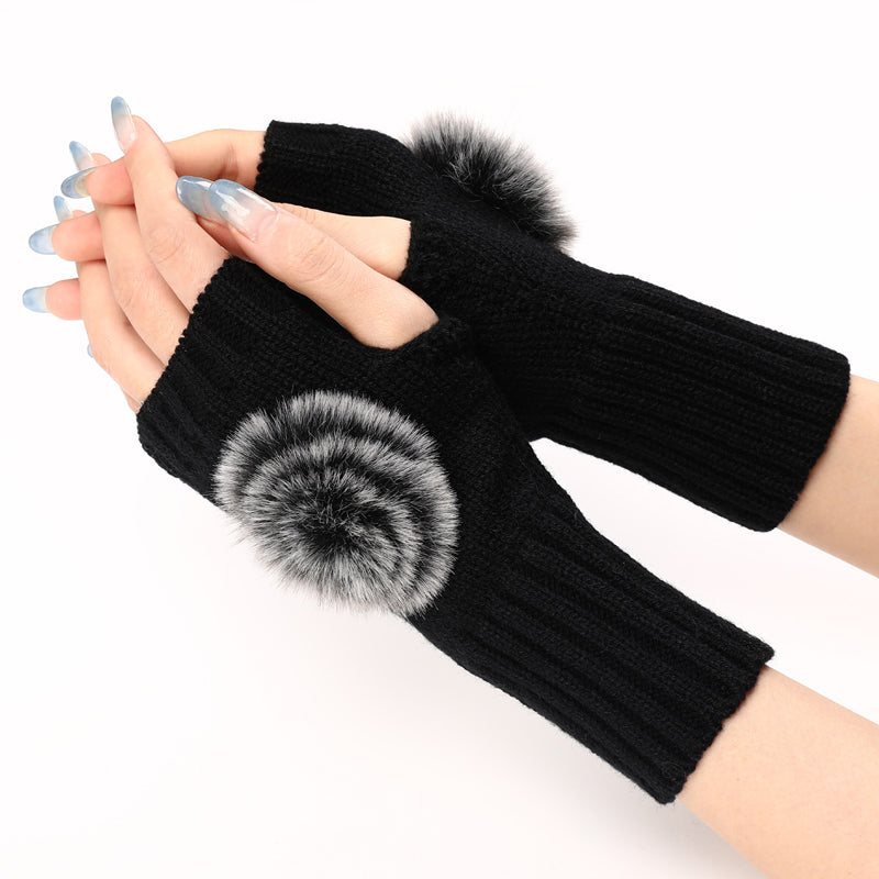 Gants Chauds De Couleur Unie