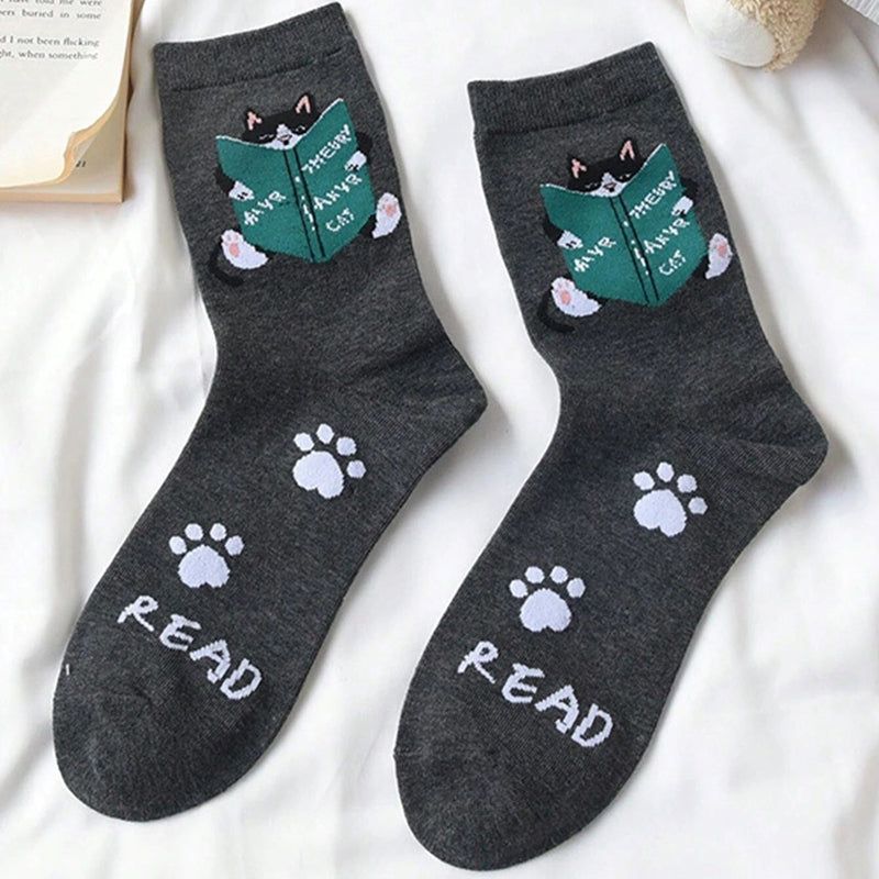 Chaussettes De Chat De Dessin Animé
