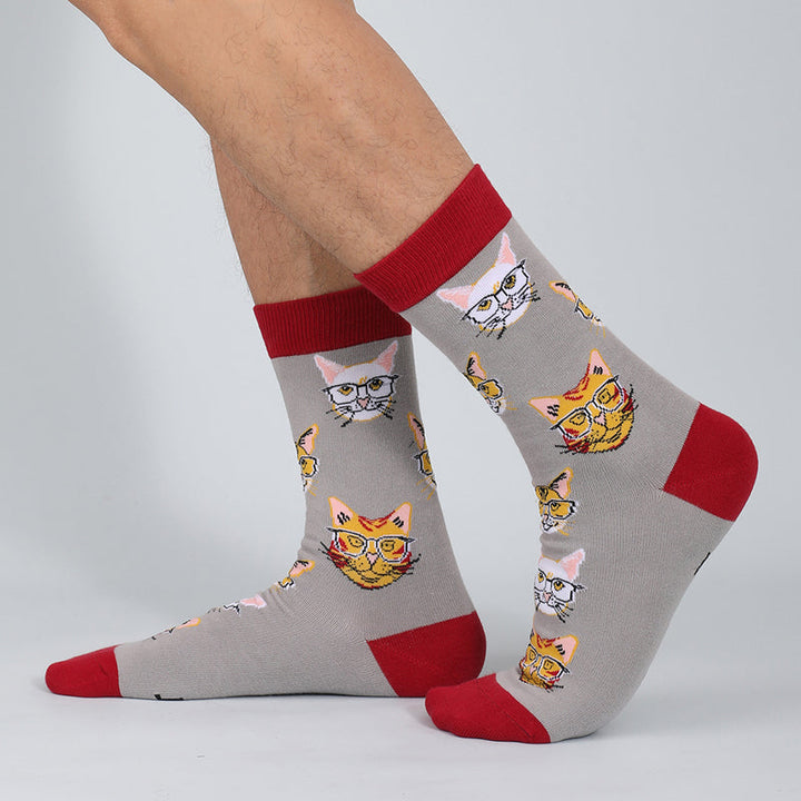 Chaussettes Vintage À Imprimé Animal