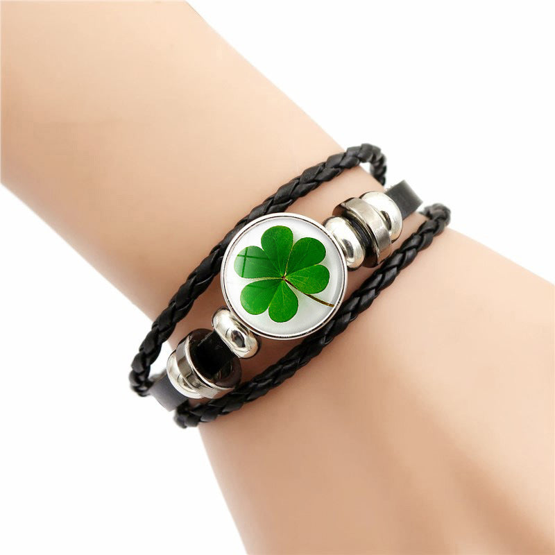 Bracelet Trèfle À Quatre Feuilles