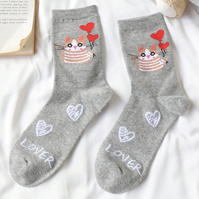 Chaussettes De Chat De Dessin Animé
