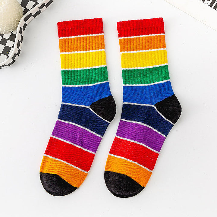 Chaussettes Rayées Colorées