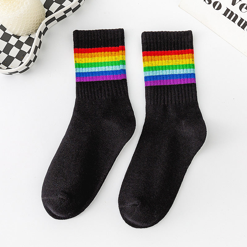 Chaussettes Rayées Colorées