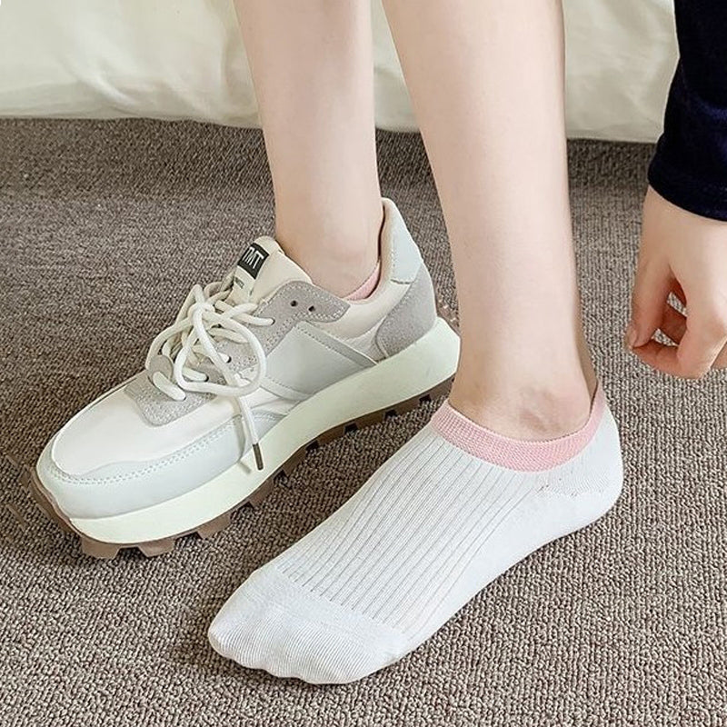 Chaussettes Décontractées À Blocs De Couleur