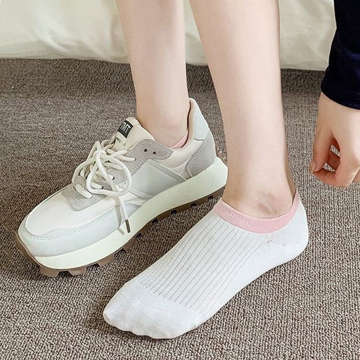 Chaussettes Décontractées À Blocs De Couleur