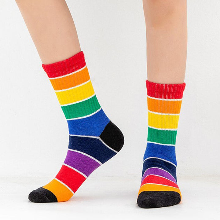 Chaussettes Rayées Colorées
