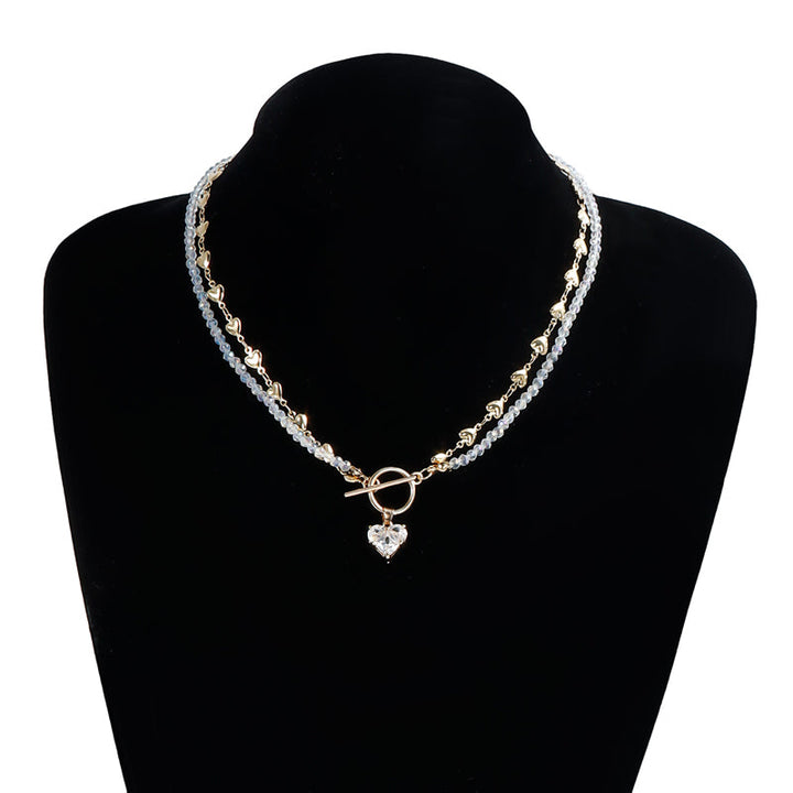 Collier Pendentif Perlé Vintage