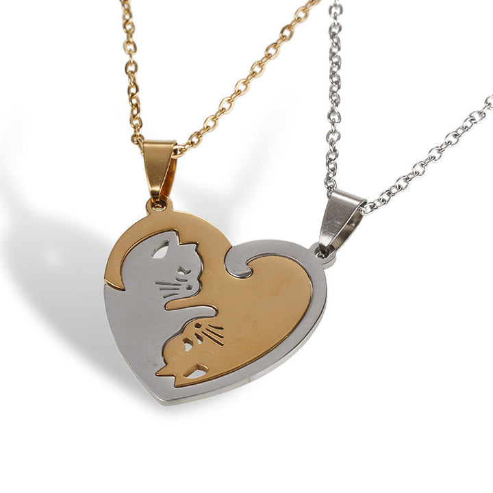Collier Pendentif Chat Créatif