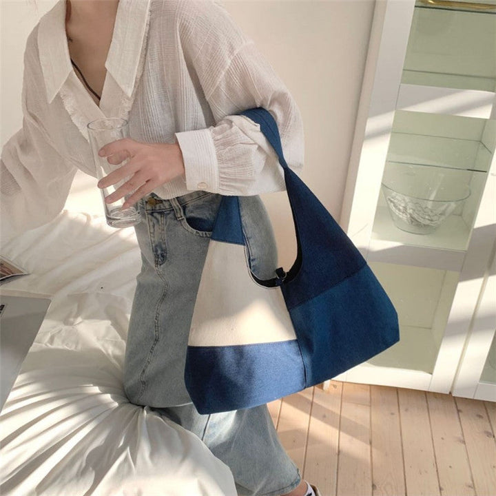 Sac Vintage À Blocs De Couleurs