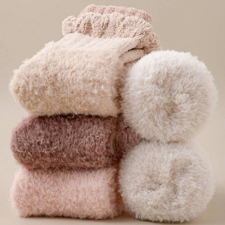 Chaussettes Chaudes En Peluche