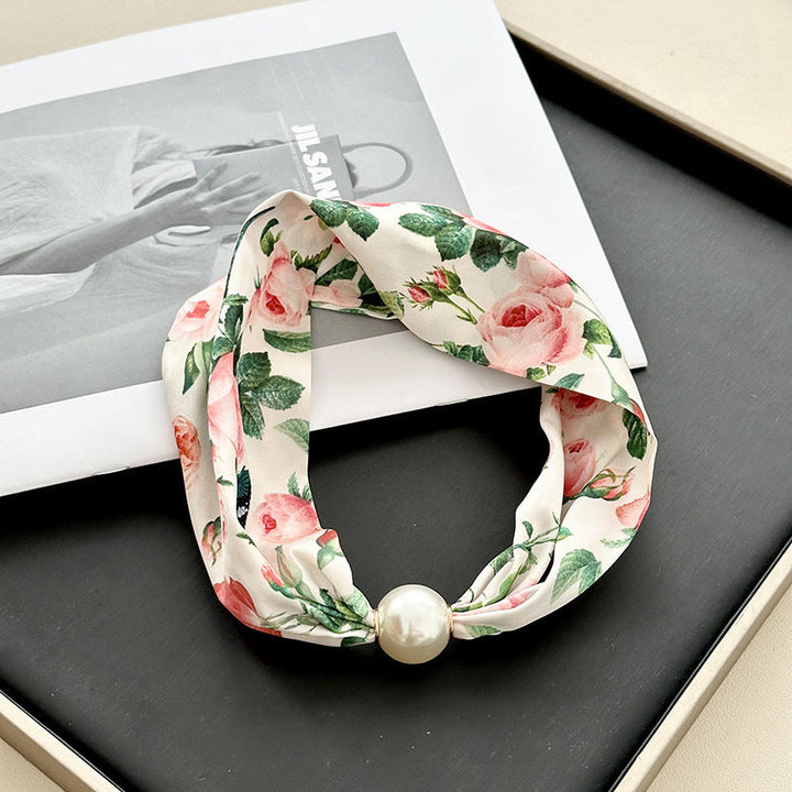 Écharpe À Imprimé Floral Vintage