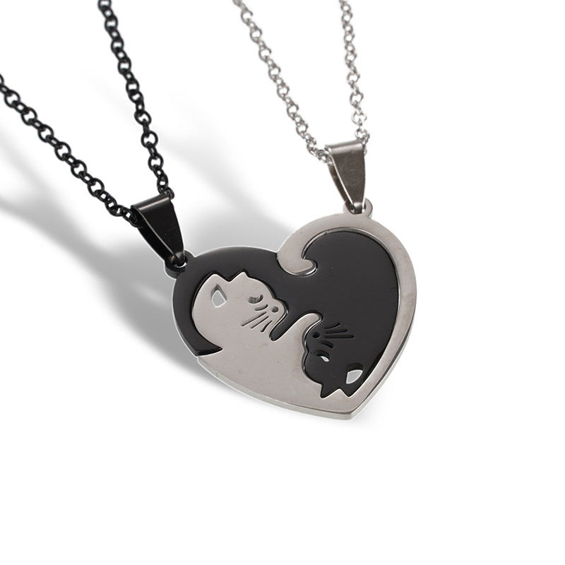 Collier Pendentif Chat Créatif