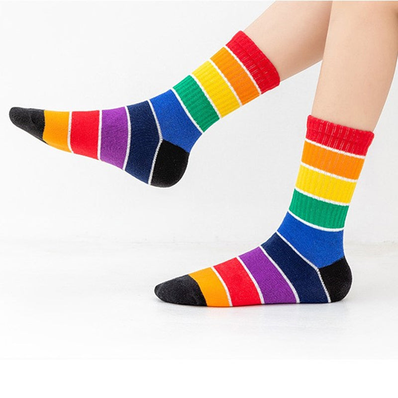 Chaussettes Rayées Colorées