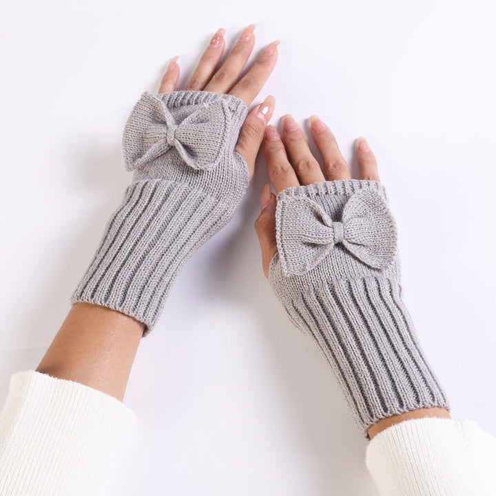 Gants Chauds De Couleur Unie