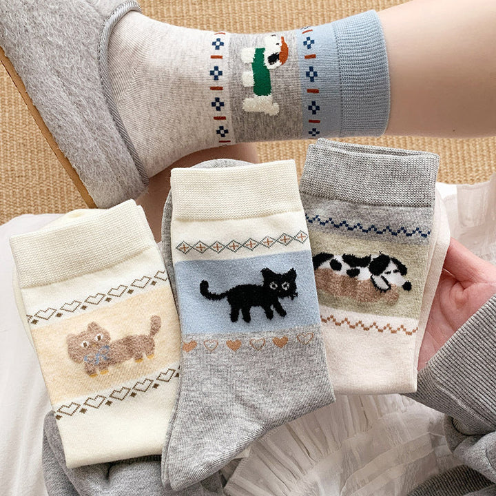 Chaussettes Animaux De Dessin Animé