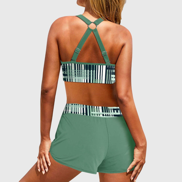 Janelle - High Waist Striped Bikini