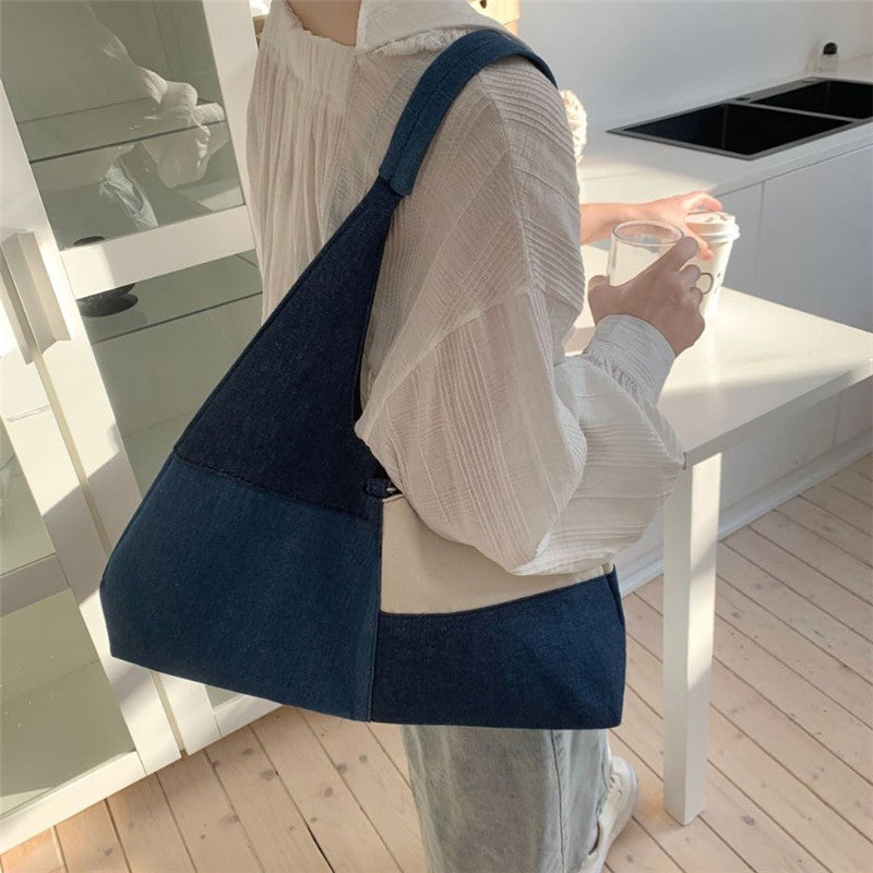 Sac Vintage À Blocs De Couleurs