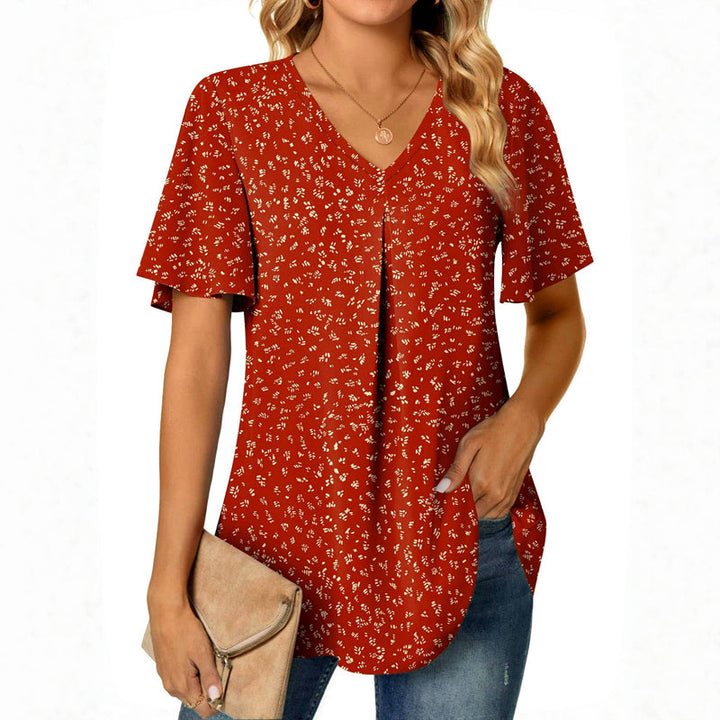Blouse Décontractée Vintage