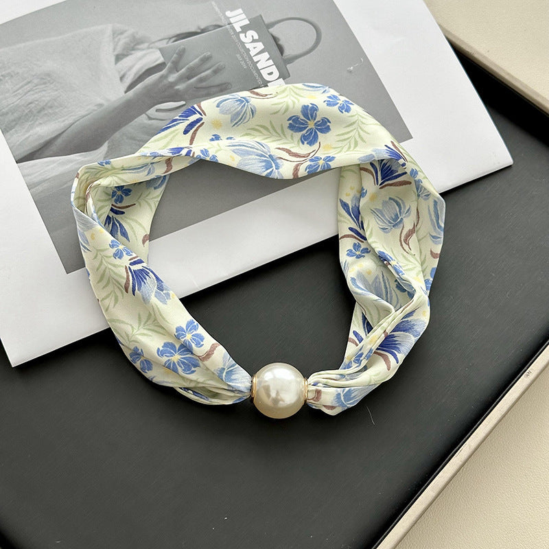 Écharpe À Imprimé Floral Vintage