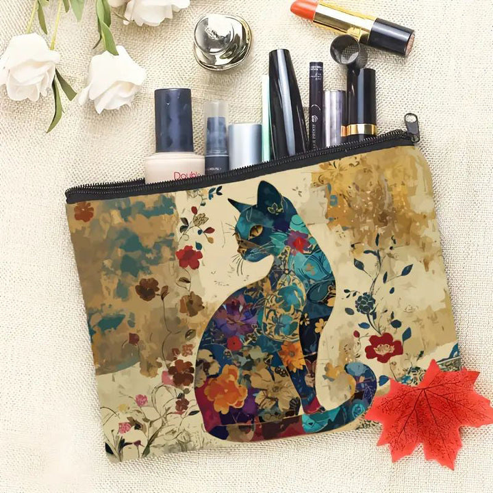 Sac À Motif Chat Vintage