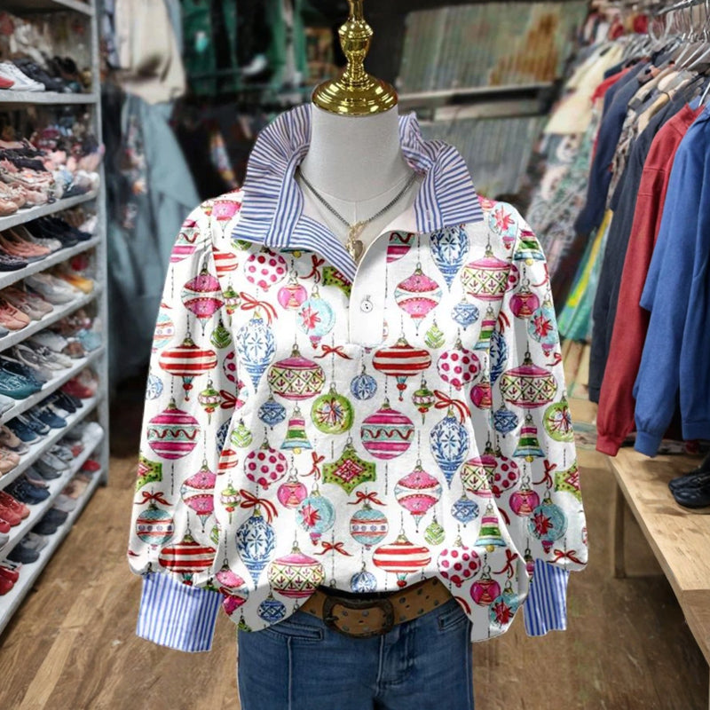 Blouse Décontractée Vintage