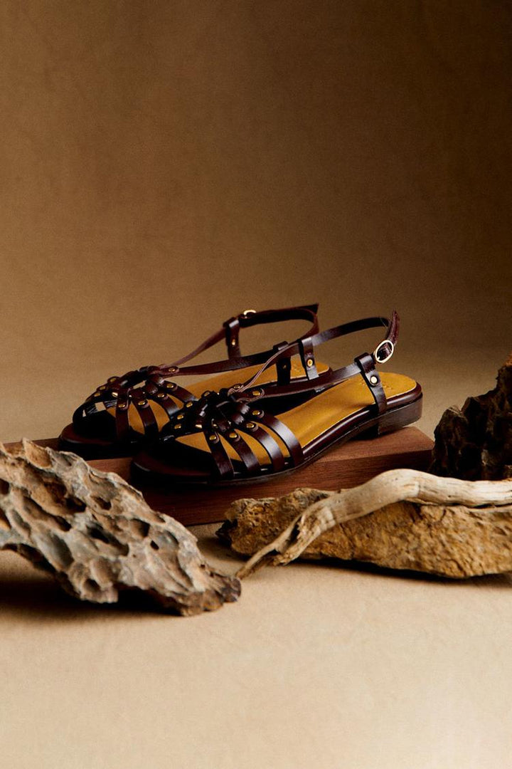 Daria | Handmade Sandals with Metal Studs